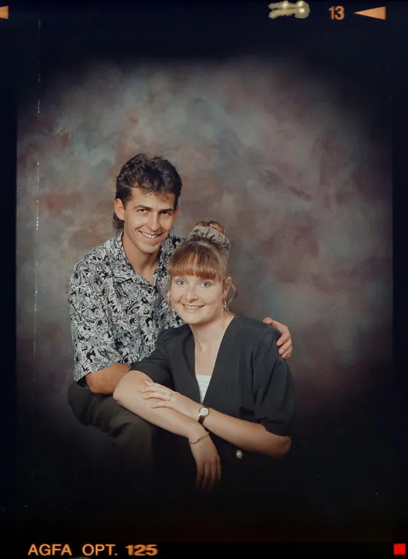 Paul Hansen and Tania Garrett. Engagement photo.